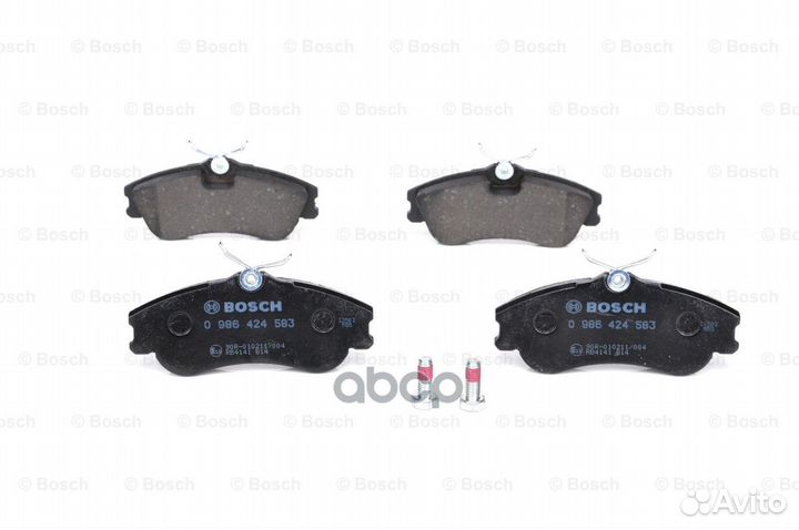 Колодки тормозные дисковые перед 0986424583 Bosch