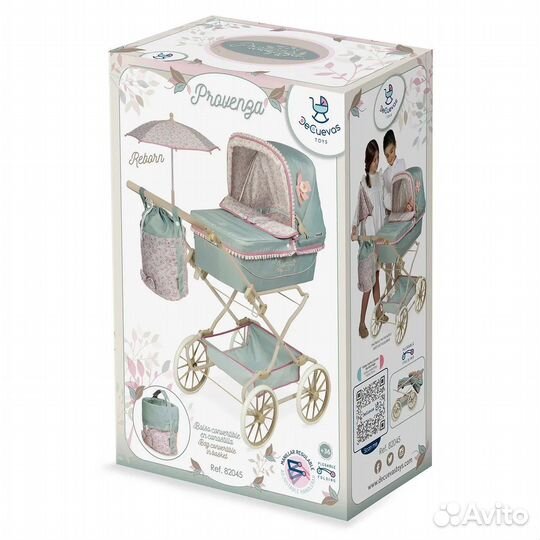 Коляска для кукол Decuevas серия Прованс