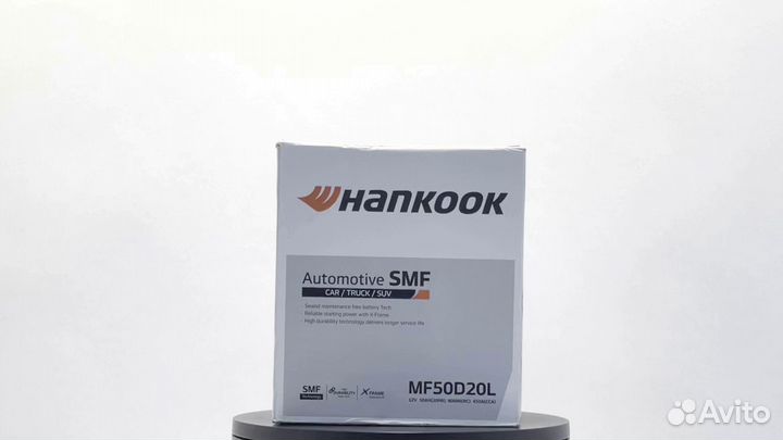 Аккумулятор hankook 50.0 (50D20L) бортик