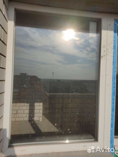 Пластиковое окно с дверью