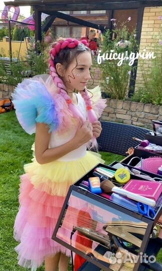 Бьюти-бар, Косы канекалон на детские праздники