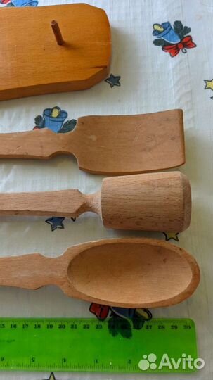 Набор кухонный из дерева новый