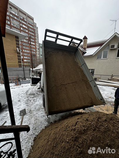 Песок Щебень небольшой обьем Газель Самосвал