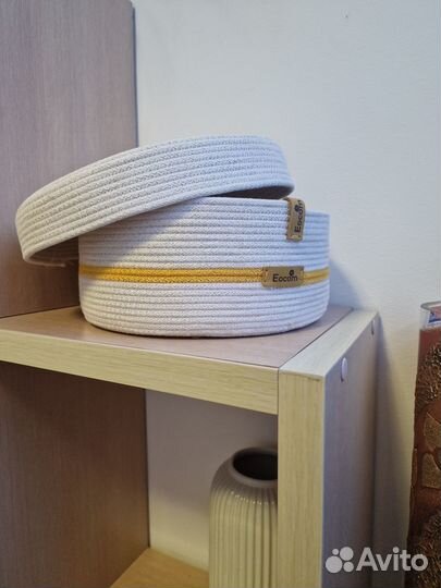 Корзина из хлопкового шнура