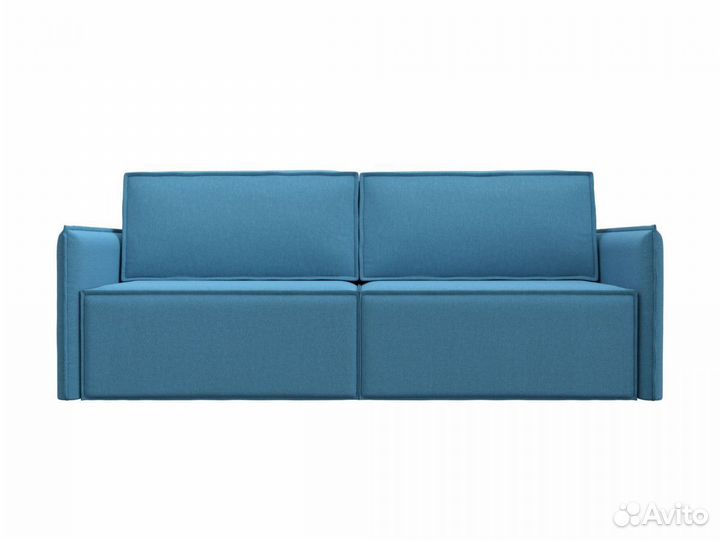 Диван прямой Либерти, рогожка, амур голубой