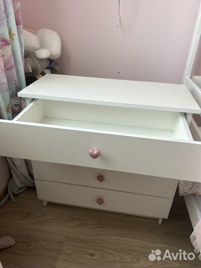 Комод детский с керамическими ручками