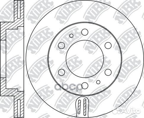 Диск торм.пер. RN1945 NiBK
