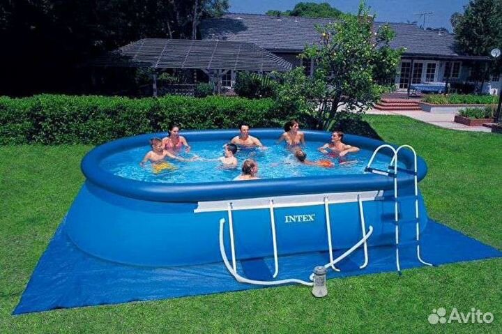 Каркасный бассейн intex