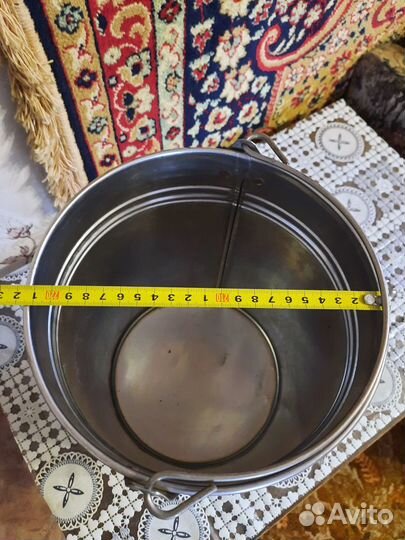 Ведро из пищевой нержавейки