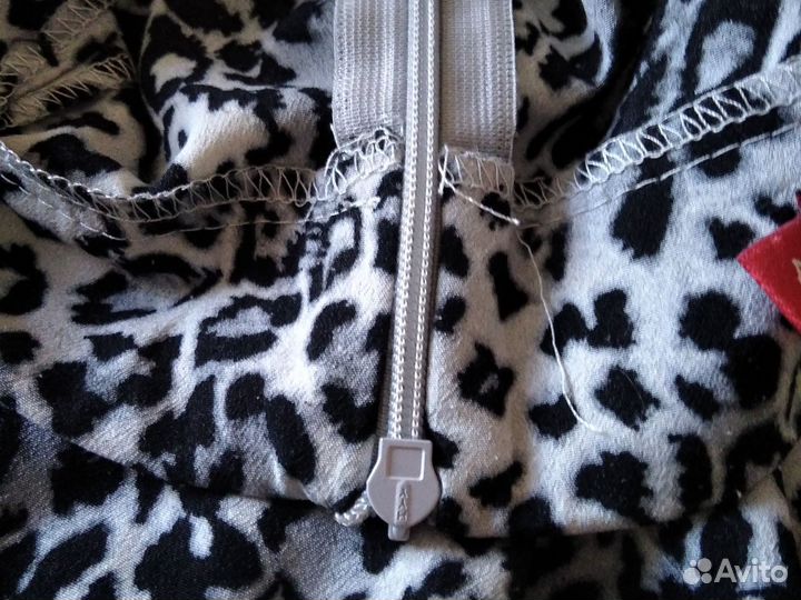 Юбка леопардовая длинная s