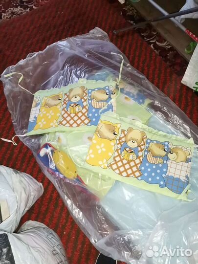 Бортики в детскую кроватку