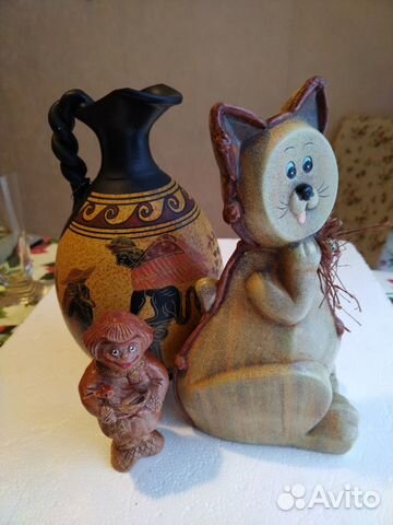 Греческая ваза, Кот-копилка, мальчик на счастье