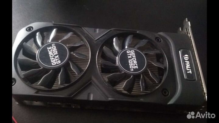 Видеокарта Palit Gtx 1050ti Dual OC gddr5 4GB 128b