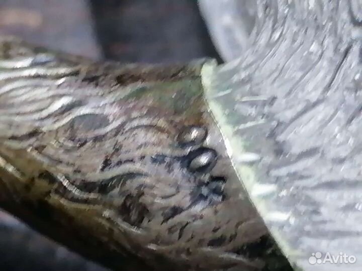 Лебедь. Серебро, хрусталь. Европа. Антиквариат