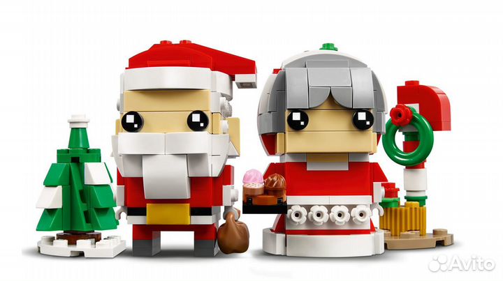 Новый Новогодний Lego 40274 Мистер и Миссис Клаус