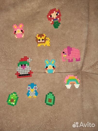 Фигурки и брелки из аквамозаики