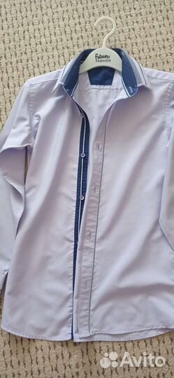 Рубашки школьные р. 134-140