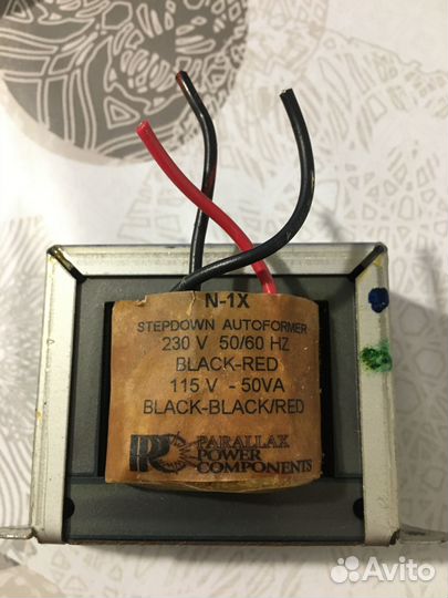 Понижающий трансформатор 230v на 115v (США)