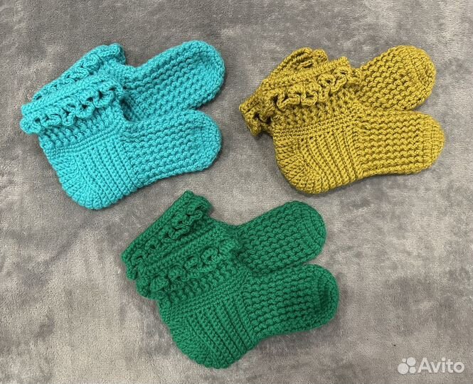 Следки вязаные ручной работы