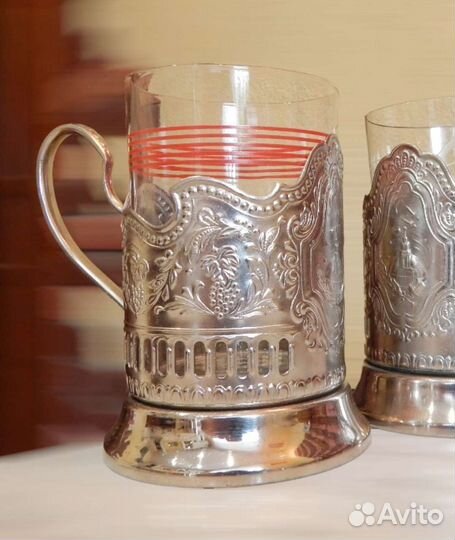 Стаканы тонкие для подстаканника СССР