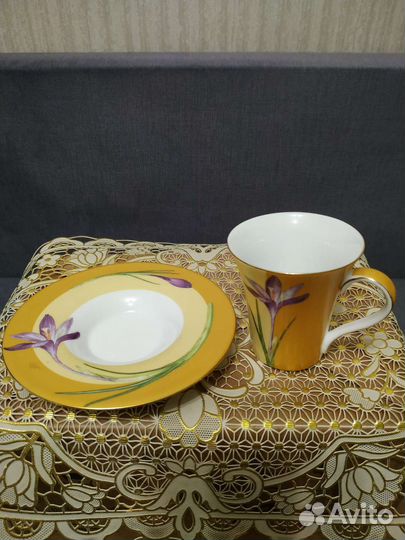 Кофейные чашки капучино,новые,belle vaisselle,5шт