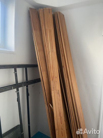 Евровагонка и рама от лоджии