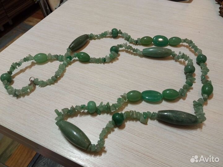 Бусы авантюрин