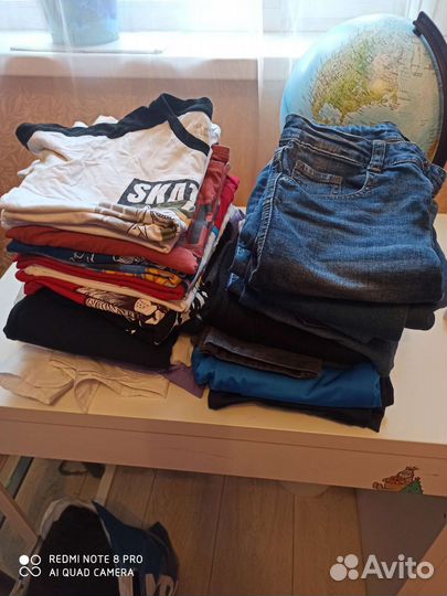 Вещи пакетом на мальчика рост 134 140