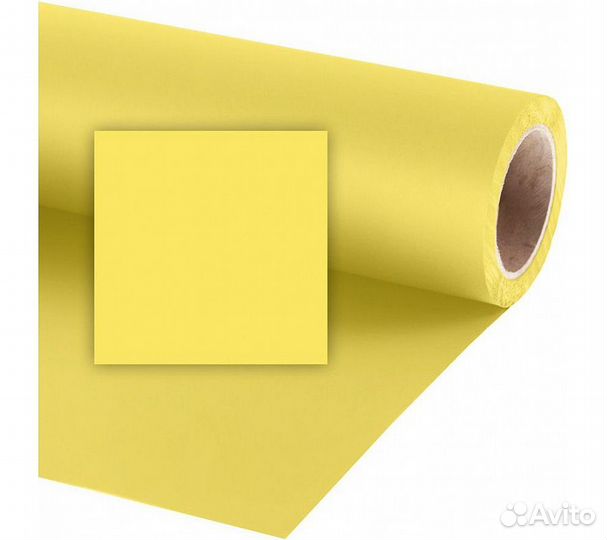 Фон бумажный Raylab 007 Yellow Желтый 2.72x11 м