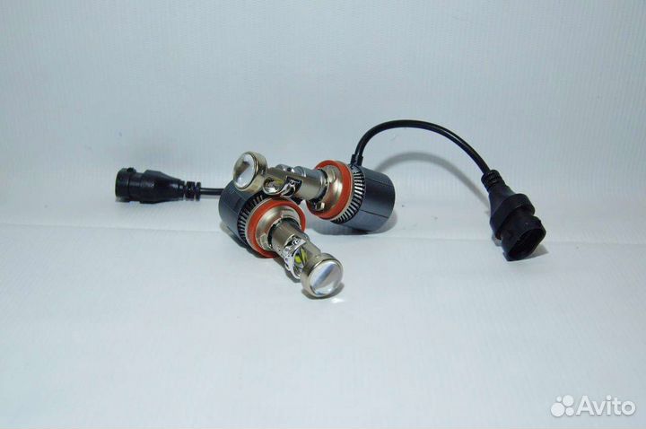 LED лампы с линзой h1 h4 h7 h8 h9 h11 HB3 HB4