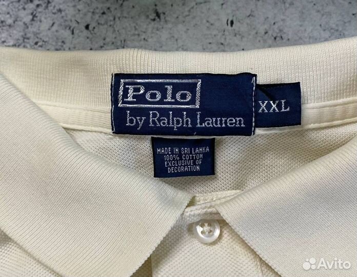Поло Polo Ralph Lauren, винтаж, оригинал, XL/XXL