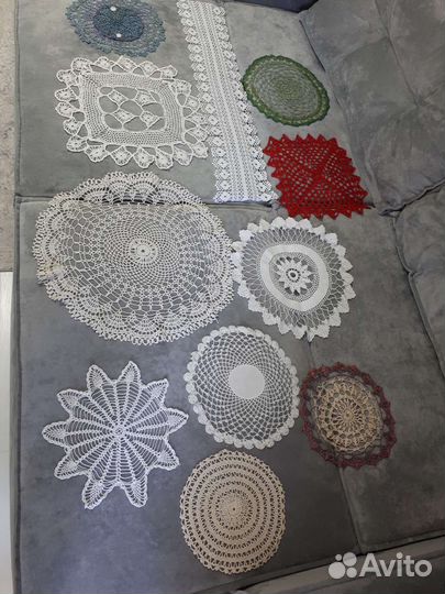 Салфетки вязаные крючком