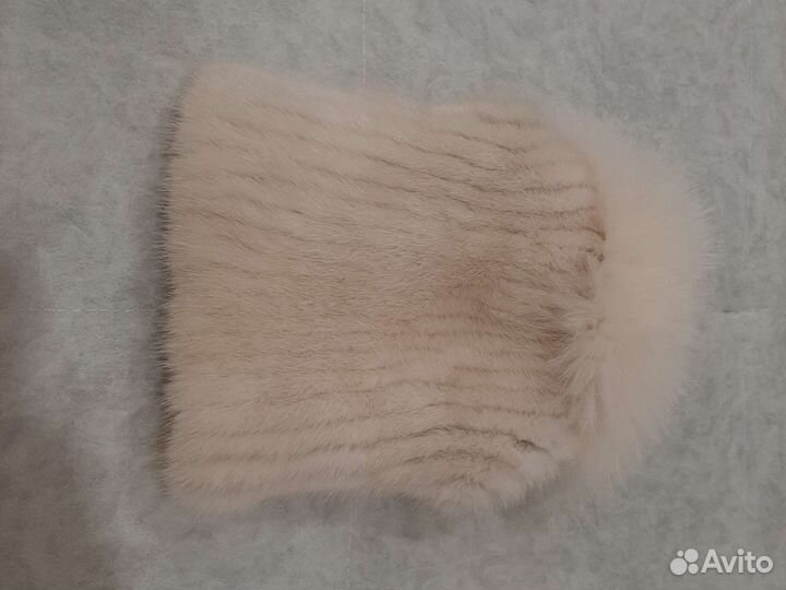 Шапка норковая женская