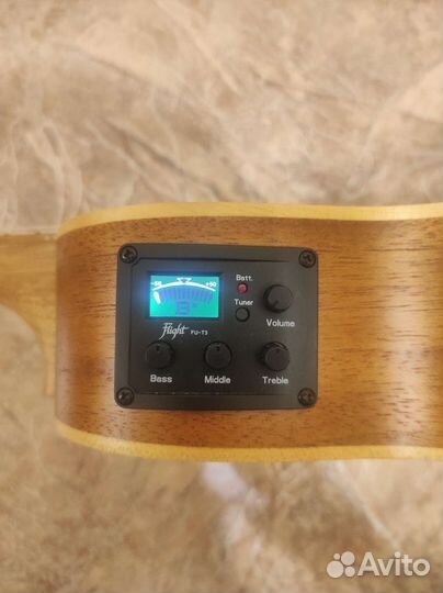 Укулеле концерт Flight / DUC323 EQ MAH