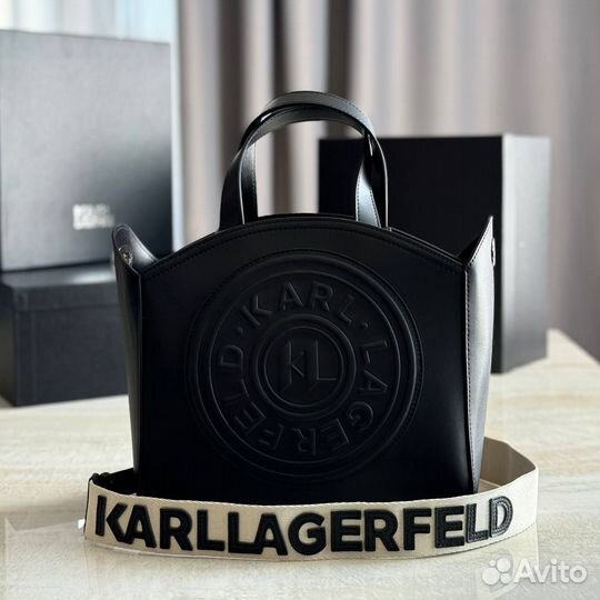 Сумка женская Karl Lagerfeld натуральная кожа