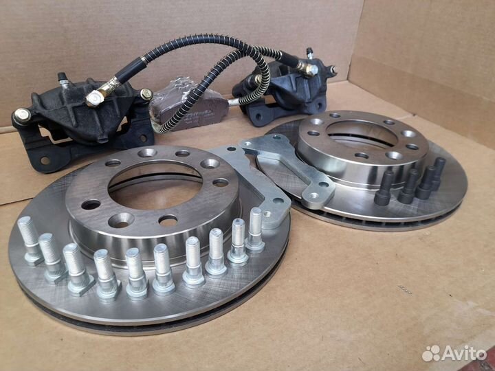 Передние венитилируемые тормоза на ниву