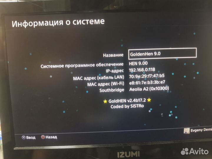 Приставка Sony PS4 прошитая + 2 геймпада