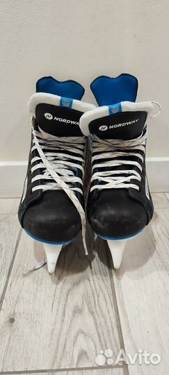 Коньки хоккейные раздвижные 33-37