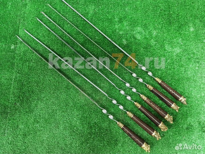 Шампура подарочные дикие звери шампуры