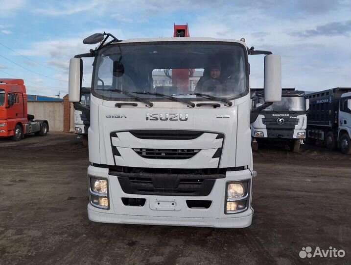 Бортовой грузовик Isuzu Giga (C-series) с КМУ Sany, 2024