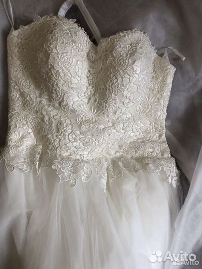 Свадебное платье айвори 40-44