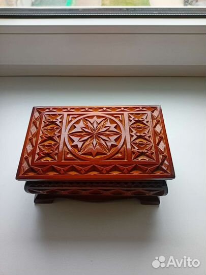 Шкатулка деревянная СССР