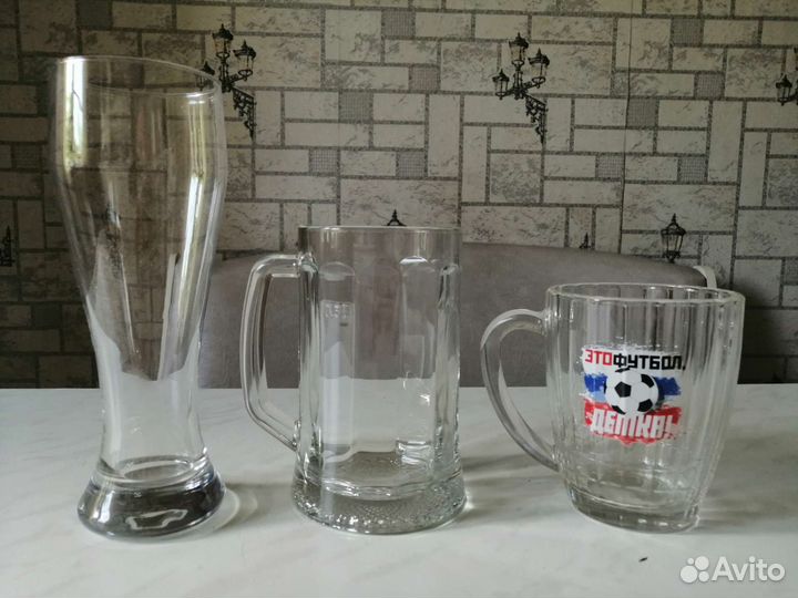 Пивные кружки и бокалы