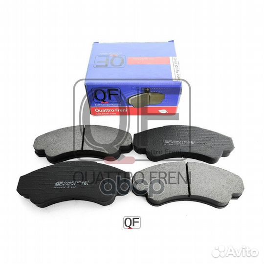 Колодки тормозные дисковые к-т qf81100 quattro