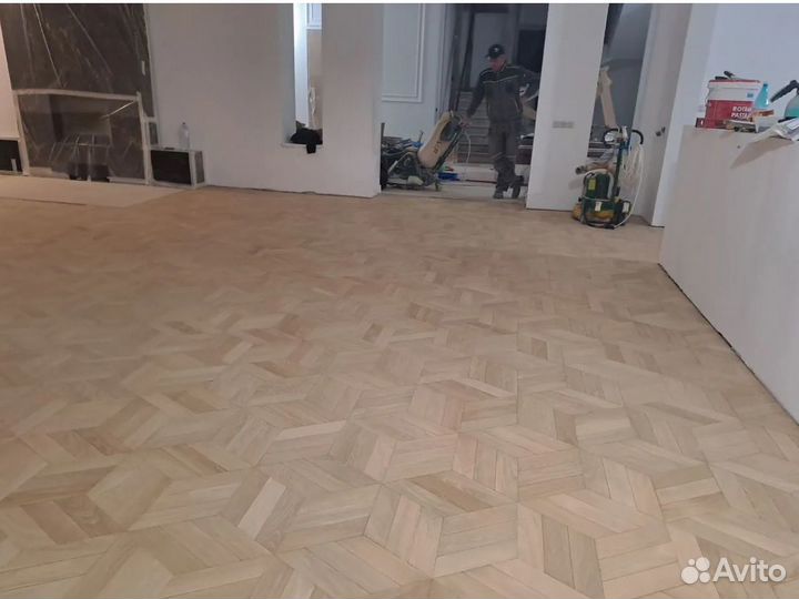 Шлифовка паркета Деревянных полов Циклевка