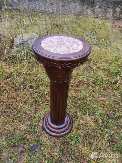 Геридон Подставка Консоль Пьедестал с мрамором