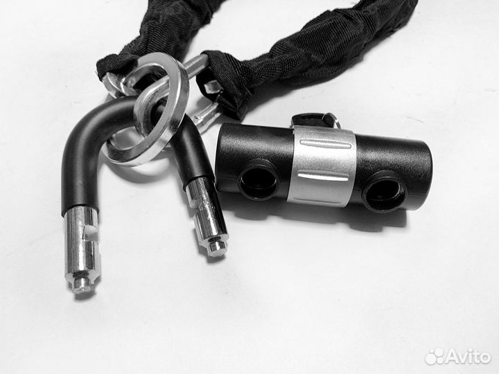 Противоугонная цепь 8 мм для мотоцикла 1,4м