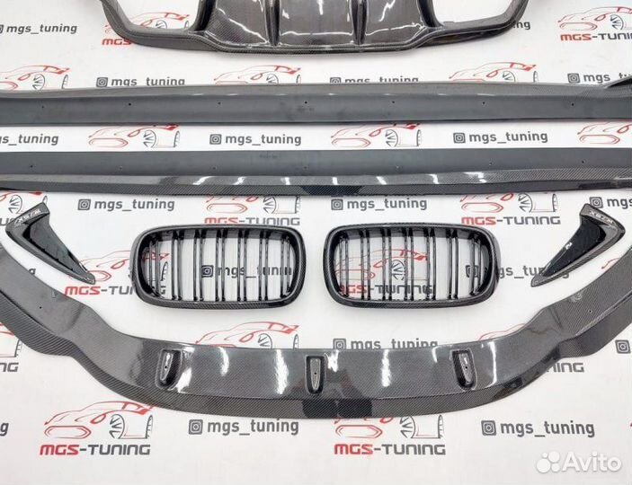 Полный комплект Hamann на BMW X5M F85 карбон