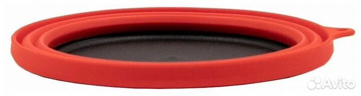 Тарелка tramp силиконовая с палстиковым дном