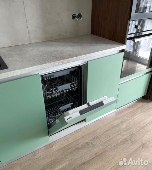 Кухонный гарнитур угловой. Кухня прямая